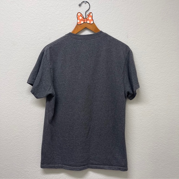 STAR WARS Photo Bomb Gray Graphic Tee Darth Vader, Chewbacca, Stormtrooper - Picture 2 of 5